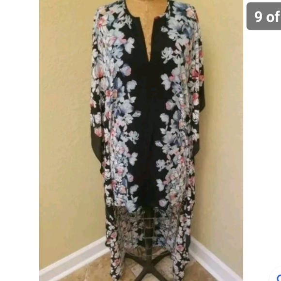 GORGEOUS BCBGMAXAZRIA DAMEKA HI LOW KAFTAN DRESS XS/S - Picture 9 of 12